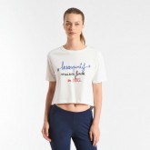T-shirt Tricolore 1882 Le Coq Sportif Femme Blanc Acheter